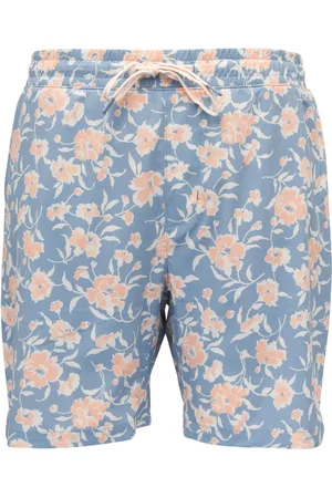 Faherty Shorts de playa con estampado floral
