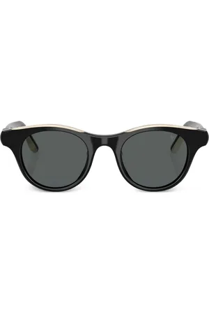 Brunello Cucinelli Lentes de sol con armazón redonda