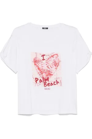 Liu Jo Playera con eslogan estampado