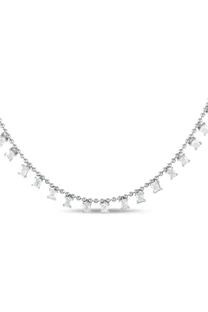 LB Exclusive Collar en oro blanco de 18kt con diamante