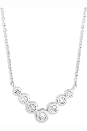 LB Exclusive Collar en oro blanco de 14kt con diamante