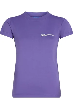 Karl Lagerfeld Playera con logo estampado