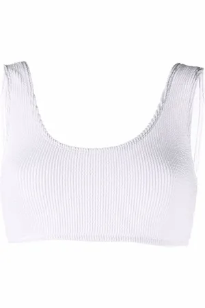 12 STOREEZ Top de bikini texturizado