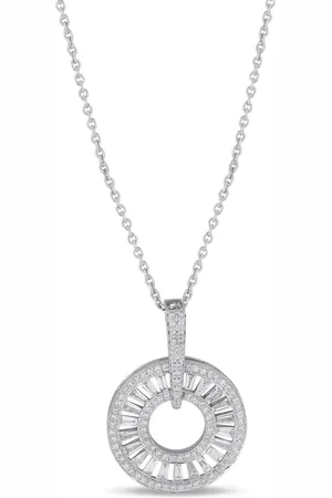 LB Exclusive Collar en oro blanco de 18kt con diamante