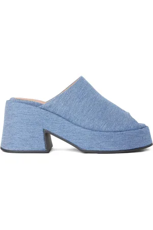 Ganni Mules de mezclilla