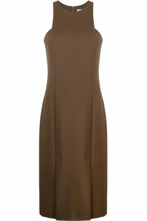 12 STOREEZ Vestido a paneles con cuello halter