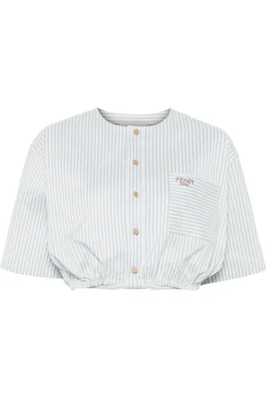Fendi Camisa con rayas estampadas