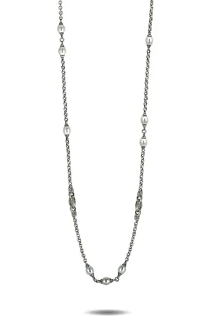 Scott Kay Collar en plata de ley con detalle de perlas