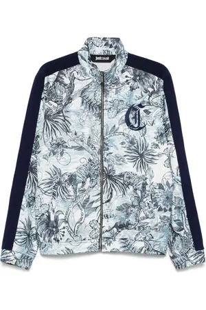 Roberto Cavalli Sudadera con estampado de jungla
