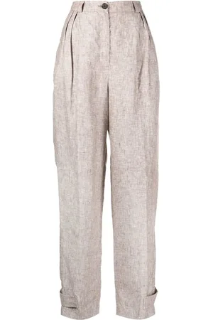 12 STOREEZ Pantalones con pinzas y cinturón