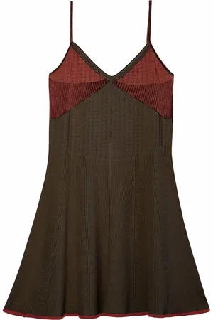 Marc Jacobs Vestido de tejido calado con paneles