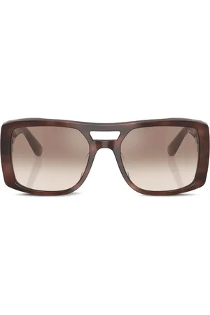 Brunello Cucinelli Lentes de sol con armazón cuadrada
