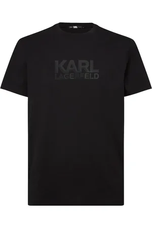 Karl Lagerfeld Playera con logo estampado