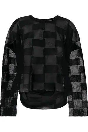 UMA WANG Playera con motivo en jacquard