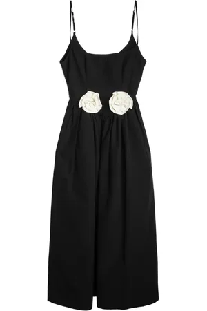 Ciao Lucia Vestido largo con detalles de rosa