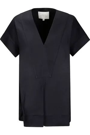 STUDIO NICHOLSON Playera manga corta con cuello en V