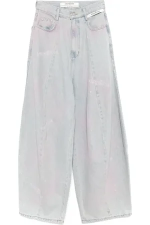 KIMHEKIM Jeans balloon con efecto teñido