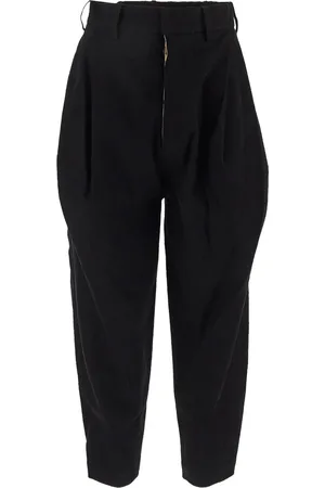UMA WANG Pantalones con cordones en la pretina