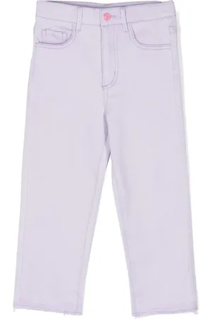 Billieblush Jeans rectos con bolsillos en contraste