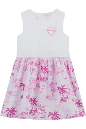 Guess Vestido con palmeras estampadas