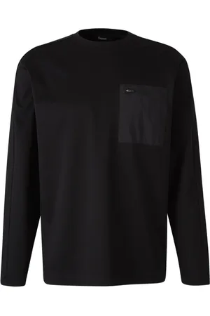 HERNO Playera con bolsillo de parche