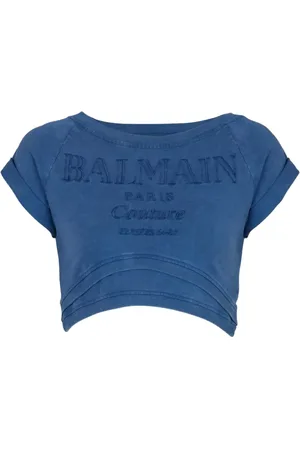 Balmain Playera corta de algodón