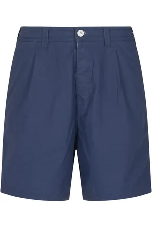 Stone Island Bermudas con logo estampado
