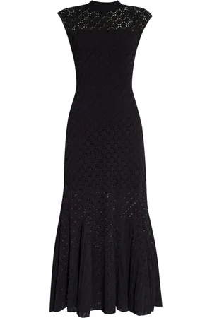 Lanvin Vestido largo con diseño tejido
