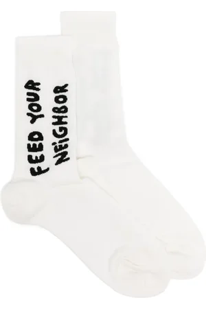 Sky High Farm Calcetines tejido en intarsia