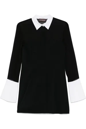 MVP Wardrobe Vestido corto con panel traslúcido