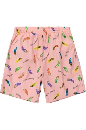 HUMAN MADE Shorts con plumas