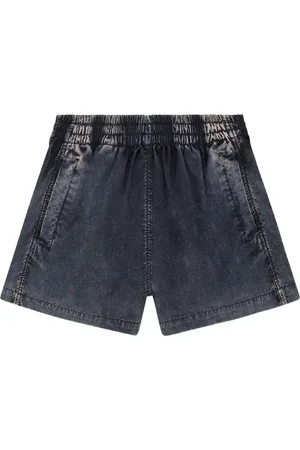 Diesel Shorts S-Ound de mezclilla con pretina elástica