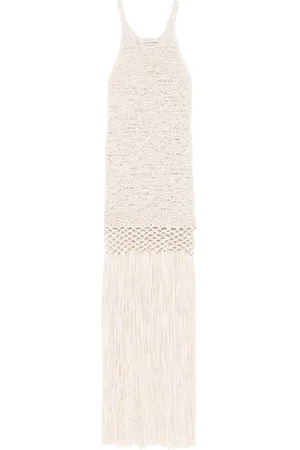 Serafini Vestido largo con flecos