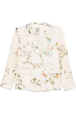SEMICOUTURE Blazer con estampado floral
