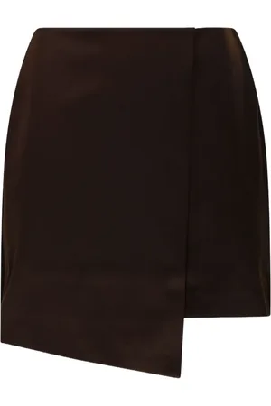 By Malene Birger Raye asymmetric satin mini skirt