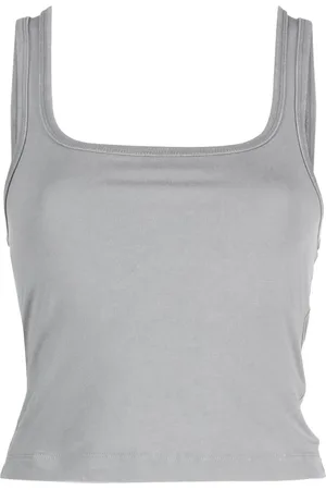 Entire Studios Top corto con cuello cuadrado