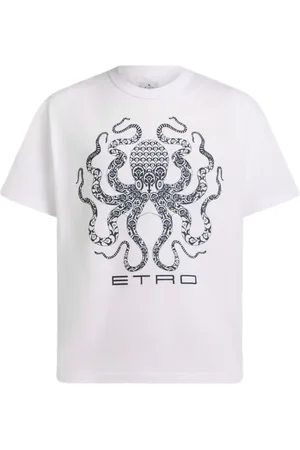 Etro Playera con logo estampado