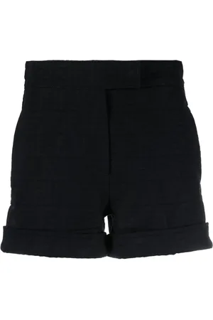 Fendi Shorts de mezclilla con motivo FF en jacquard
