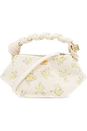 Ganni Bolsa de mano con bordado floral