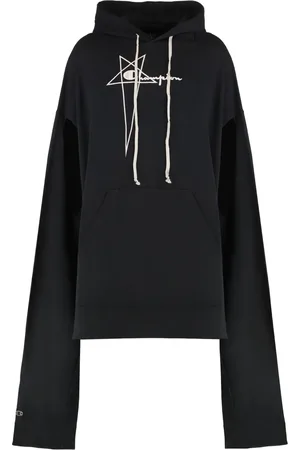 Rick Owens Hoodie con logo de Supreme x Champion