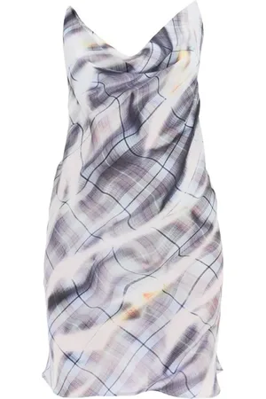 Y / PROJECT Vestido corto invisible con tiras en los hombros