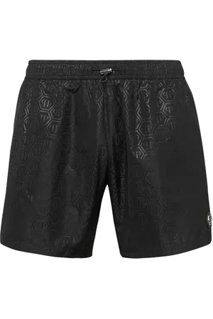 Philipp Plein Shorts de playa con logo en relieve