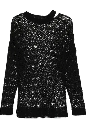 YOHJI YAMAMOTO Top de tejido flojo