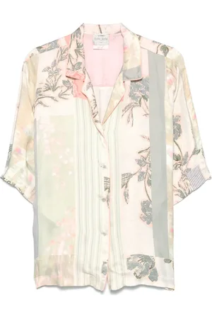 FORTE FORTE Camisa con estampado patchwork