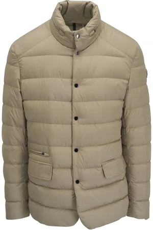 Moncler Chamarra capitonada con parche del logo