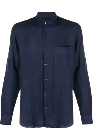Aspesi Camisa con cuello de pico