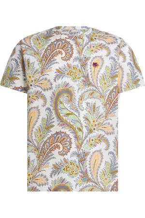 Etro Playera con estampado floral
