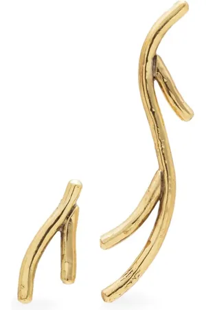 Lenny Niemeyer Aretes asimétricos en metal con diseño curvo