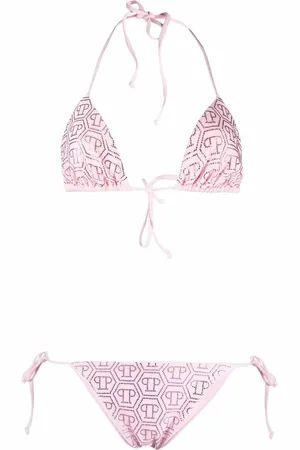 Philipp Plein Bikini con monograma estampado
