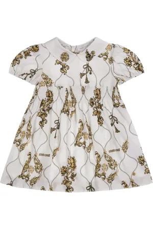 Roberto Cavalli Vestido corto con estampado gráfico